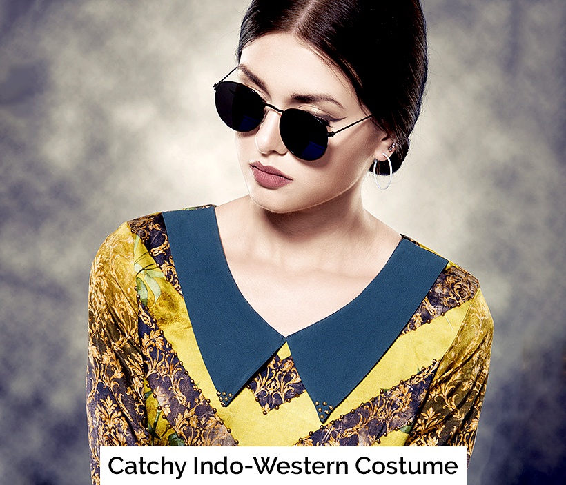 Catchy Indo-Western Costume